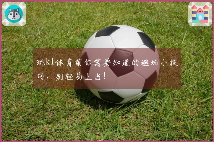 玩k1体育前你需要知道的避坑小技巧，别轻易上当！